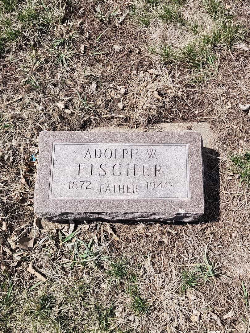 Adolph W. Fischer's grave. Photo 1