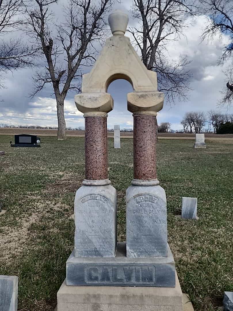 Addaline Waters "Addie" Galvin's grave. Photo 1