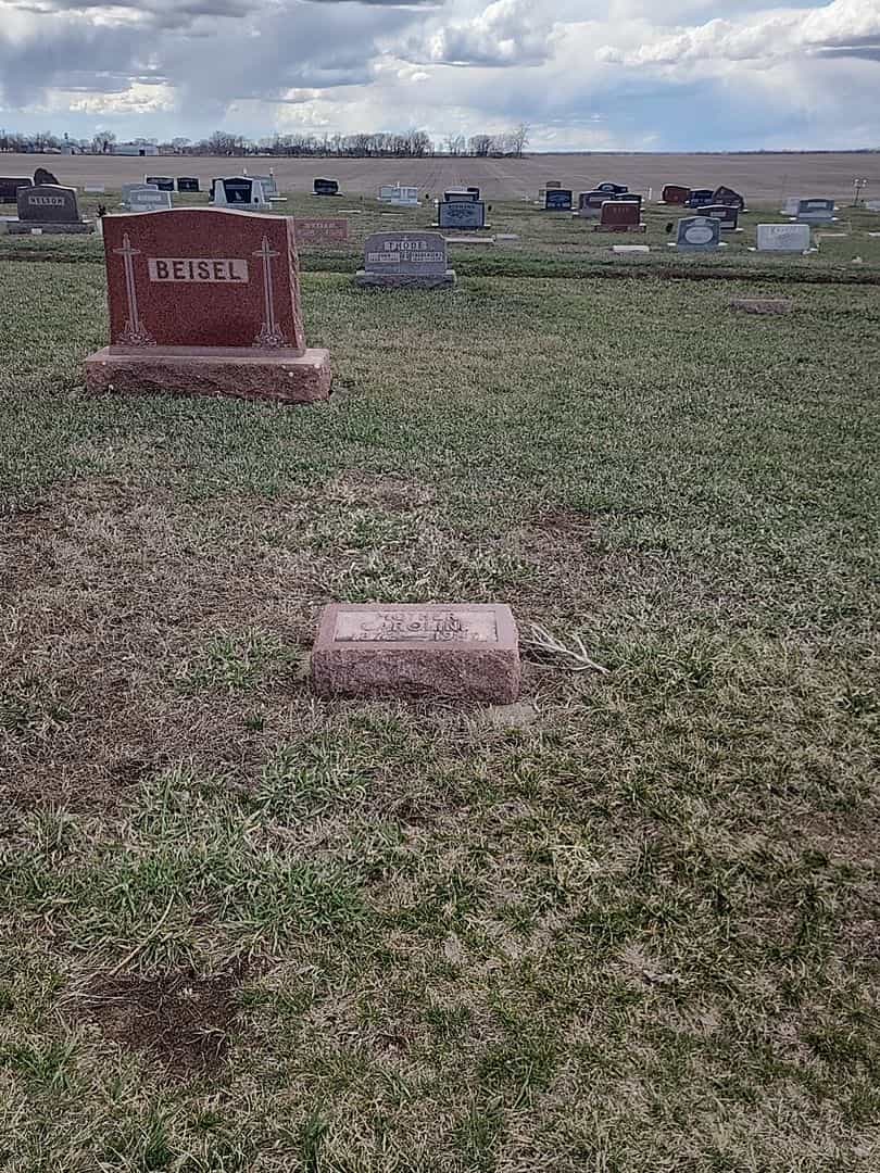 Caroline Eva Kleuber Beisel's grave. Photo 2