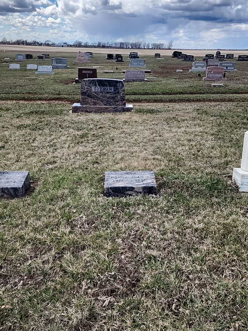 Donna Jean A. Ortman's grave. Photo 2