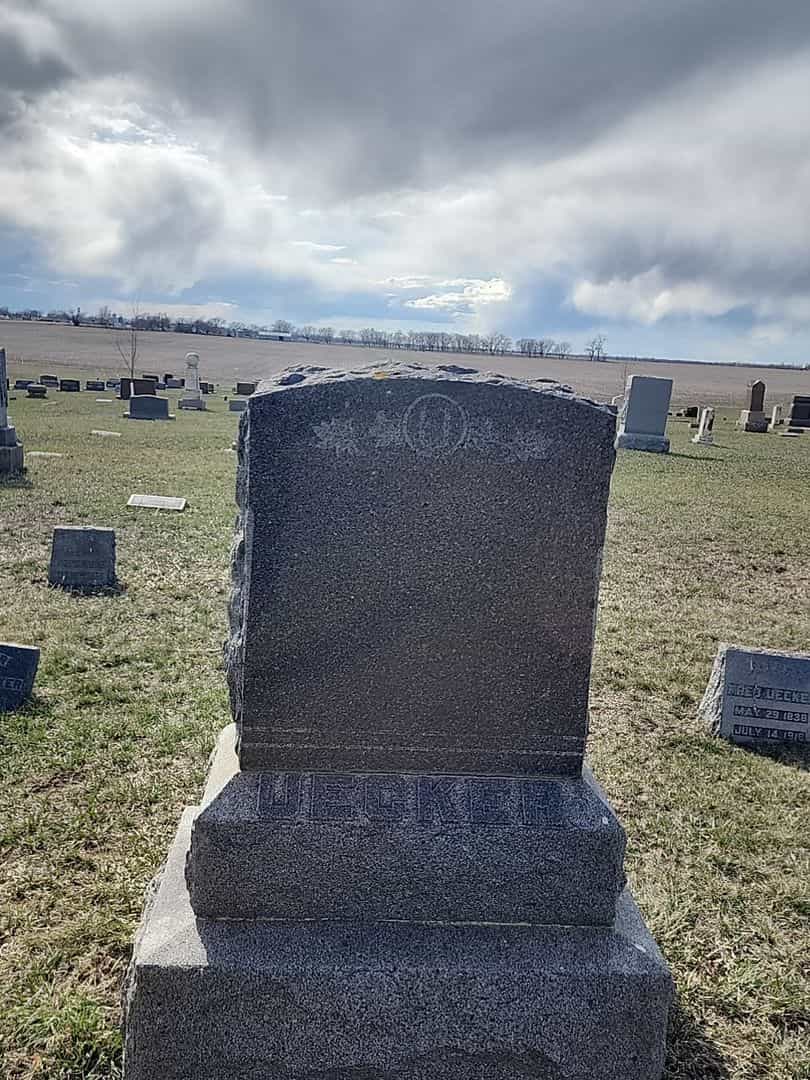 John Charles "Jack" Uecker's grave. Photo 1