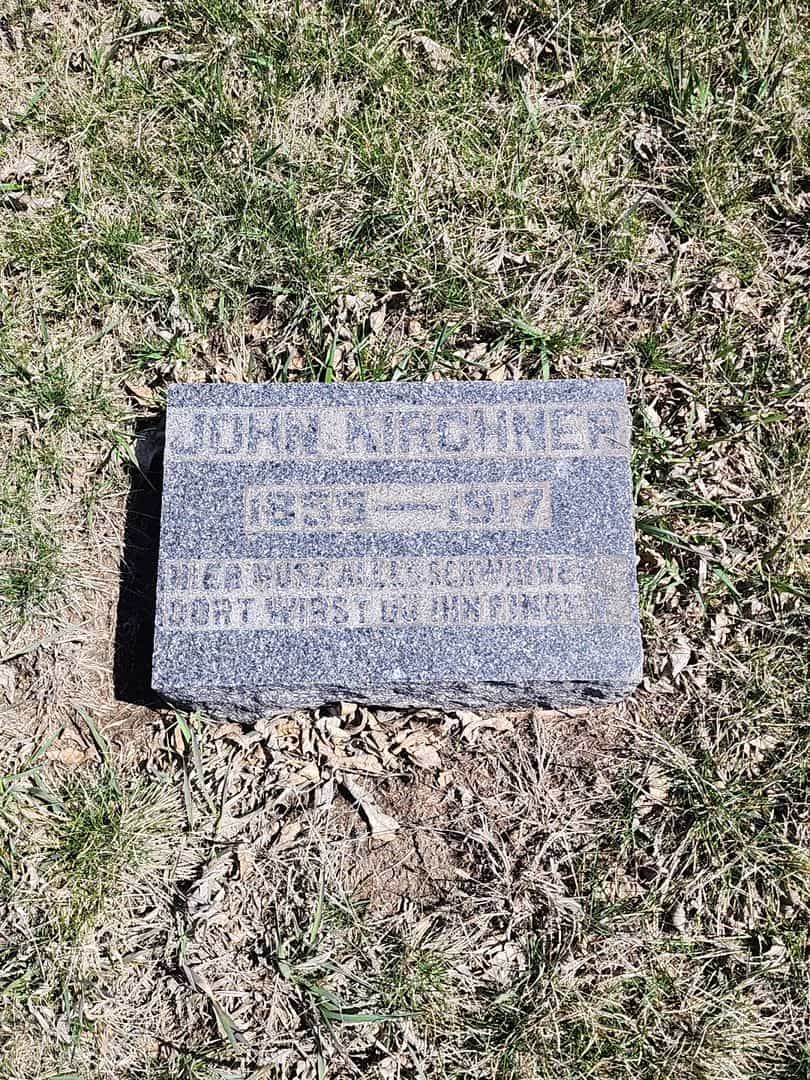 John Kirchner's grave. Photo 3