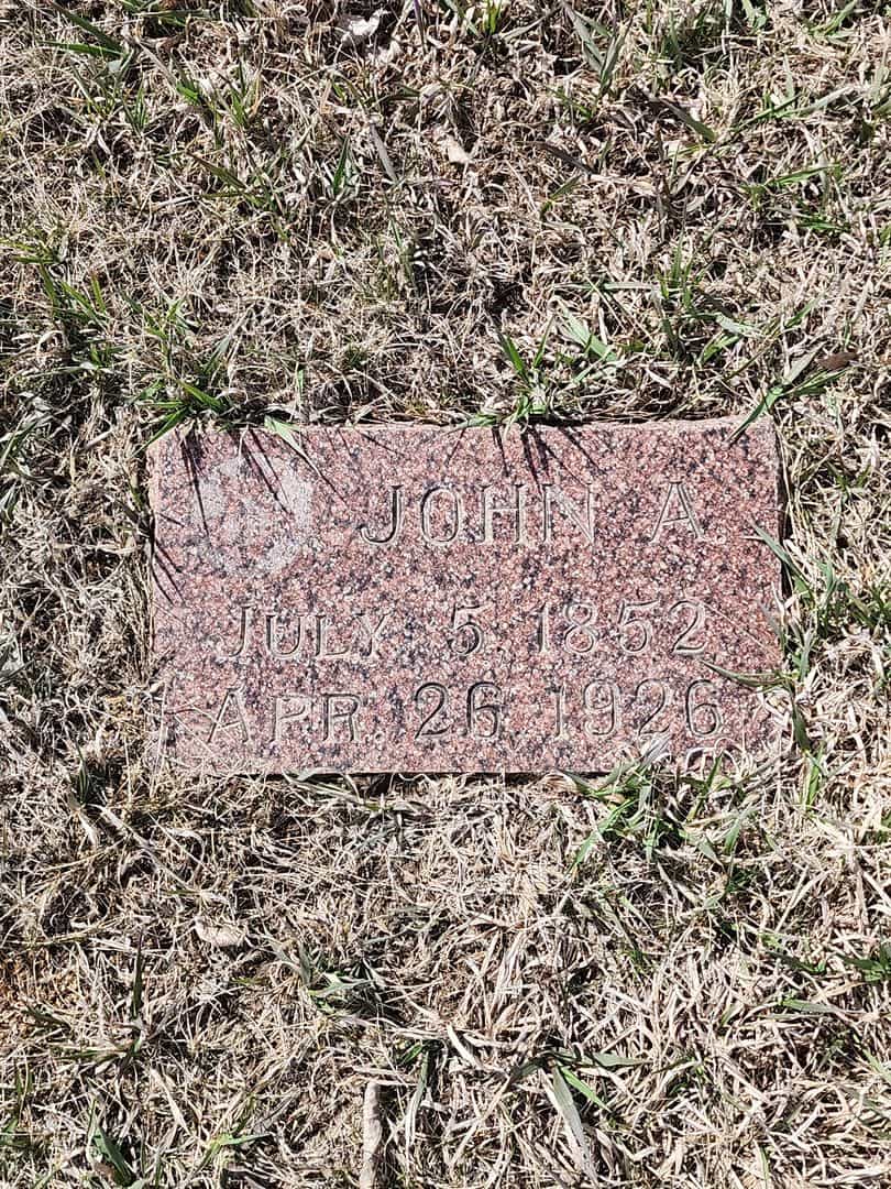 John A. Beaner's grave. Photo 3