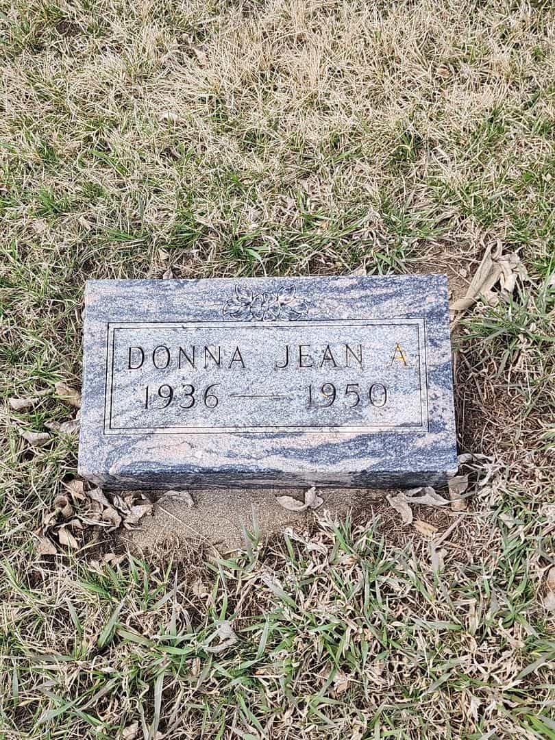 Donna Jean A. Ortman's grave. Photo 3
