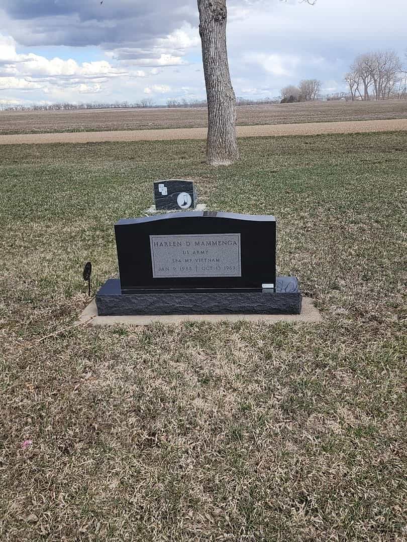 Monte D. Mammenga's grave. Photo 2