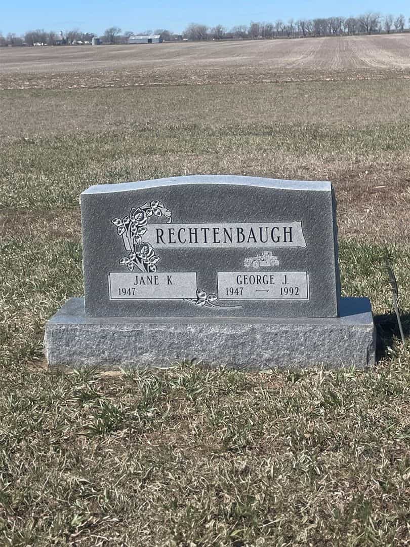 George J. Rechtenbaugh's grave. Photo 3