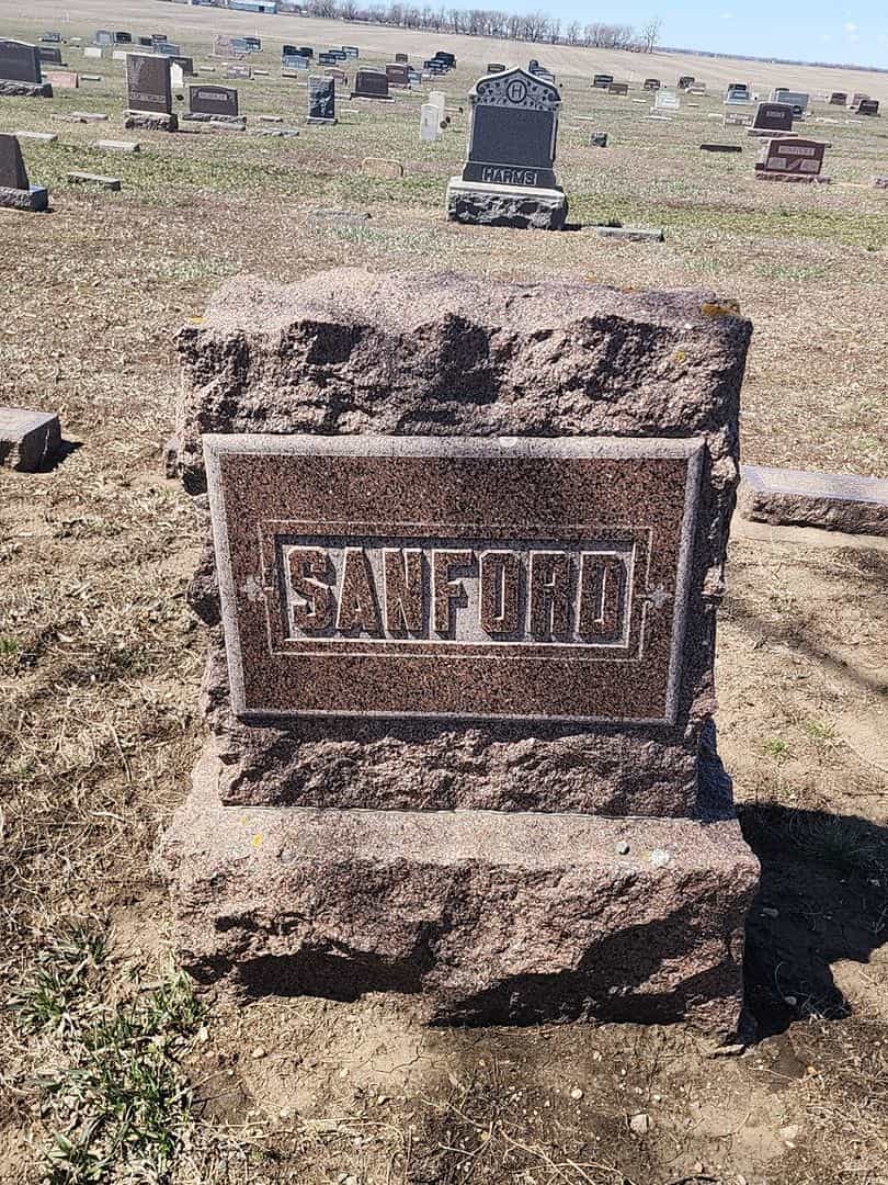 Milan Olin Sanford's grave. Photo 1