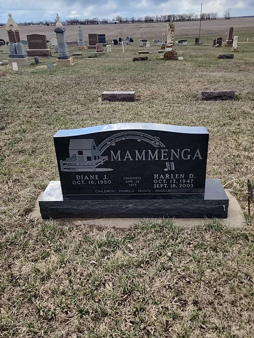Monte D. Mammenga's grave. Photo 3