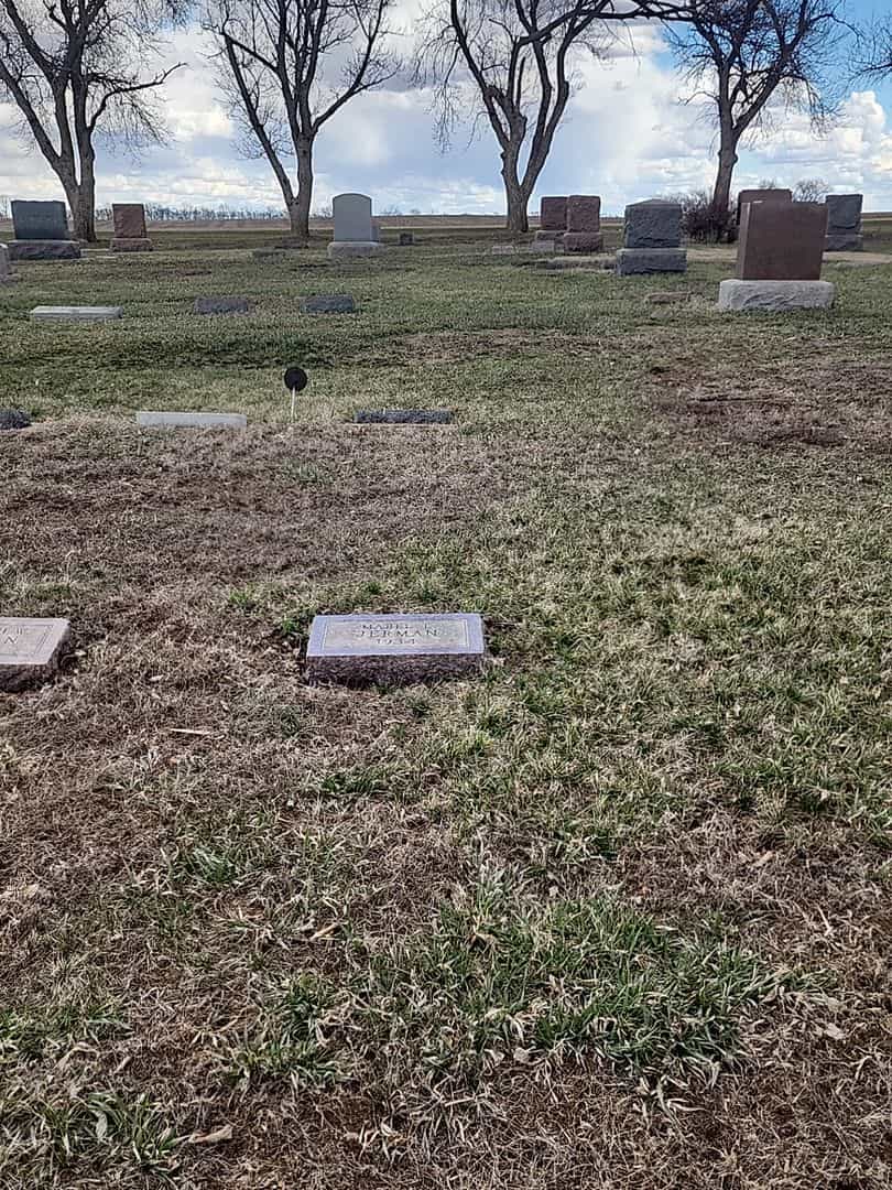 Mabel L. Jerman's grave. Photo 2