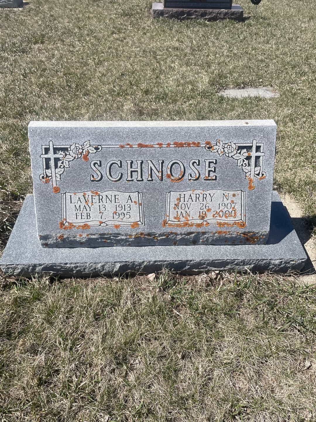 LaVerne A. Keiser Schnose's grave. Photo 1