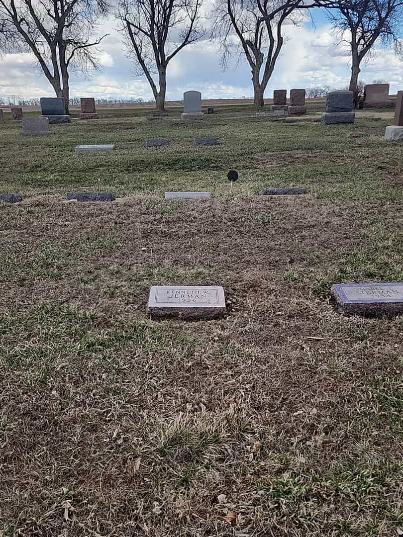 Kenneth W. Jerman's grave. Photo 2