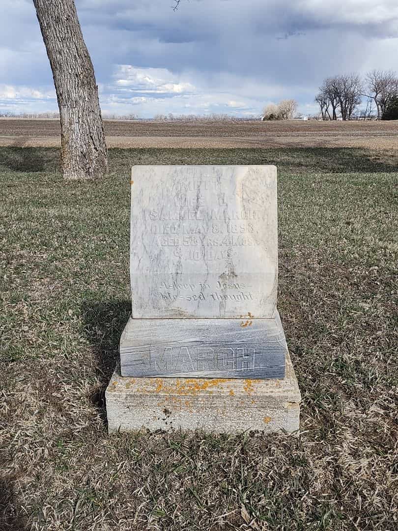 Harriett A. March's grave. Photo 1
