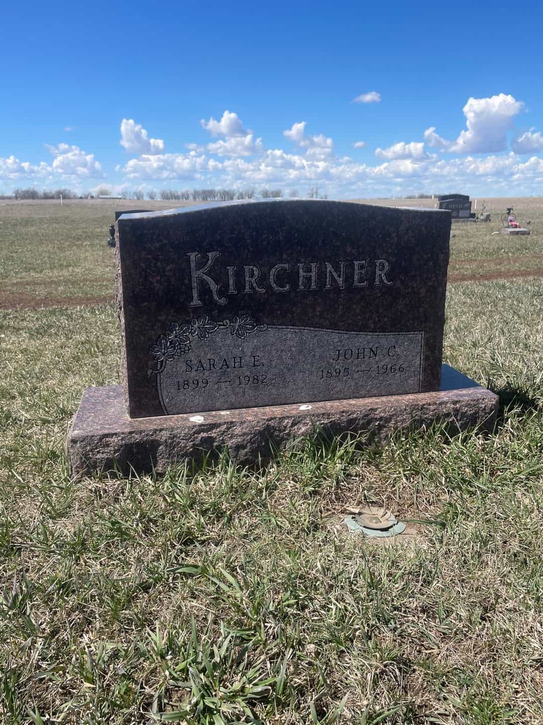 John Carl Kirchner's grave. Photo 1