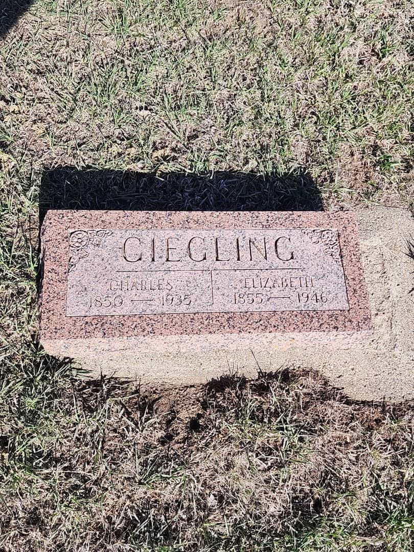 Elizabeth Giegling's grave. Photo 3