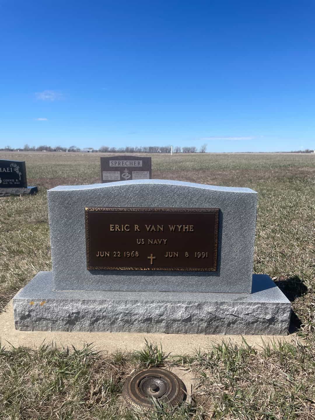 Eric R. Van Wyhe's grave. Photo 1