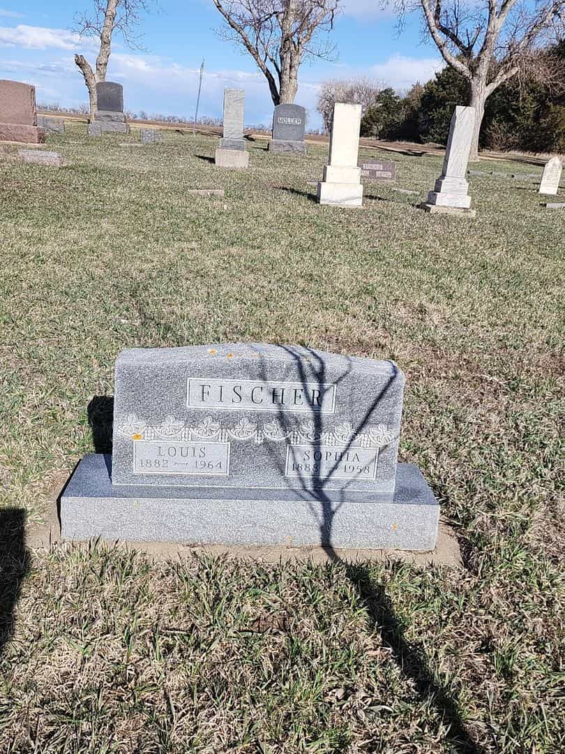 Louis Fischer's grave. Photo 1