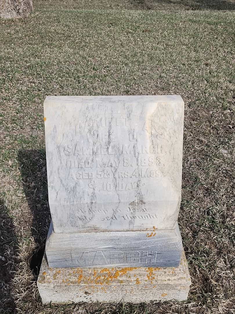 Harriett A. March's grave. Photo 3