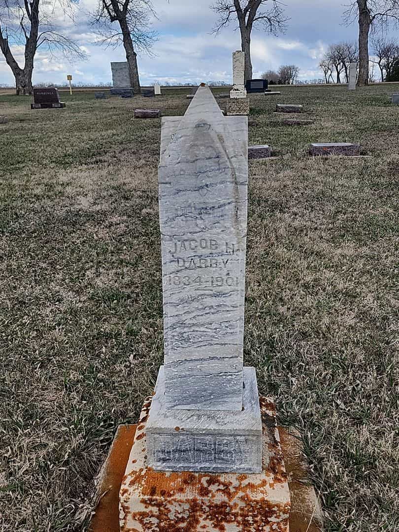 Jacob H. Darby's grave. Photo 1