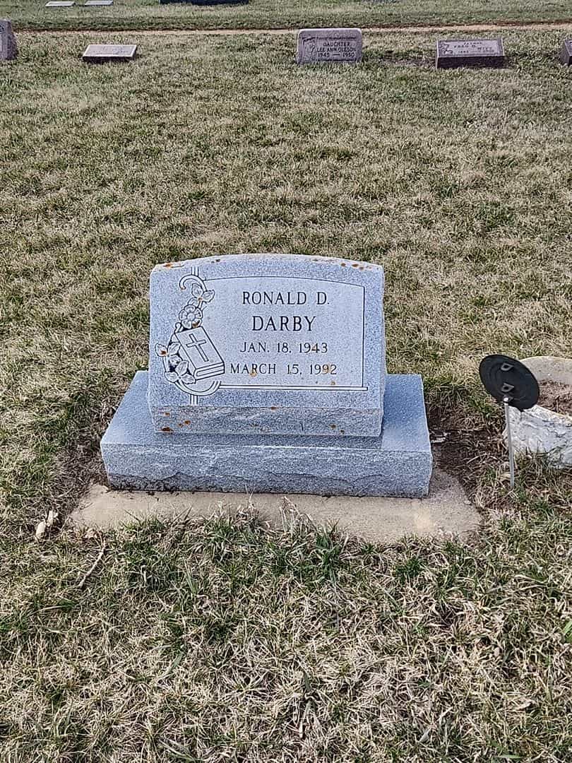Ronald D. Darby's grave. Photo 1