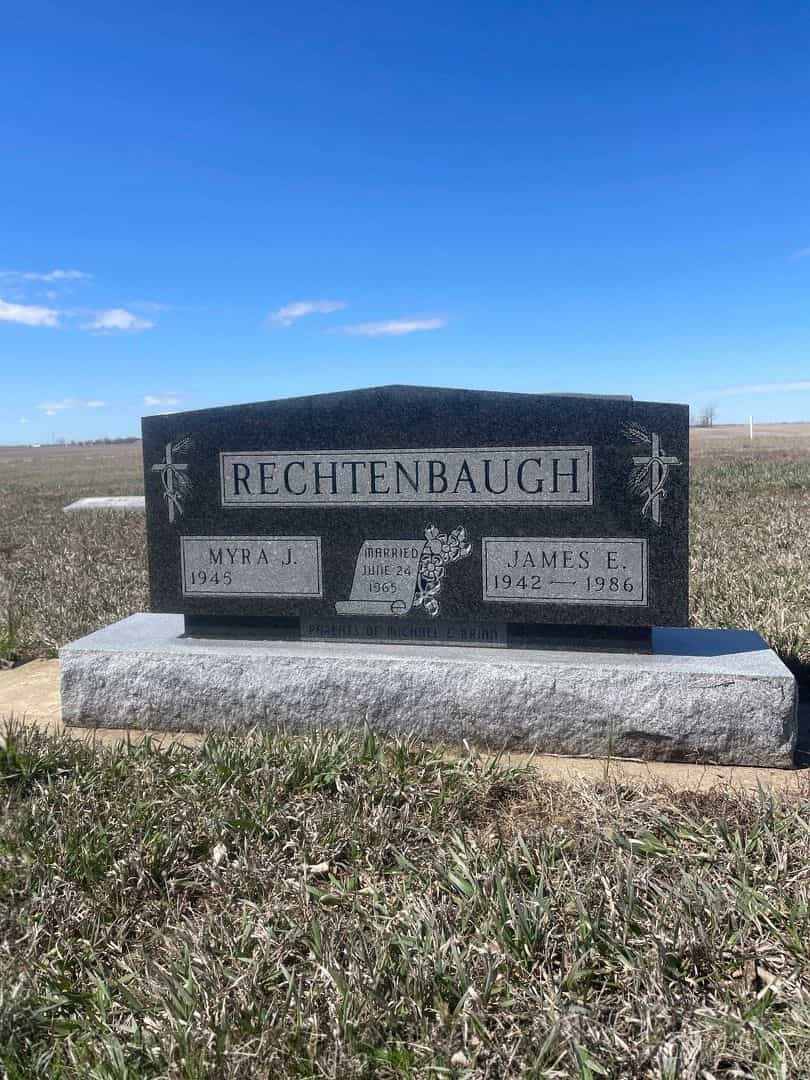 James E. Rechtenbaugh's grave. Photo 1