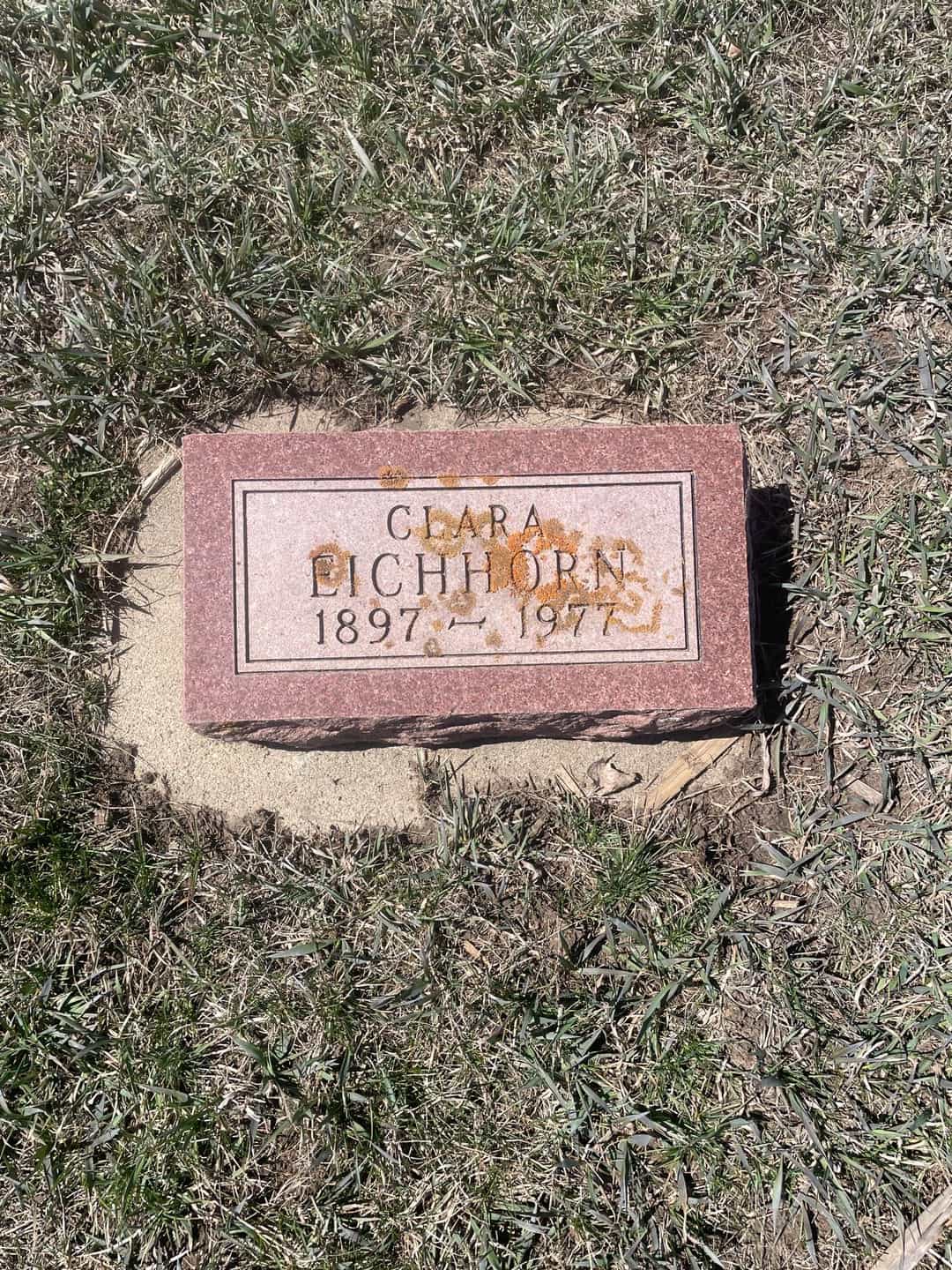 Clara Eichhorn's grave. Photo 1