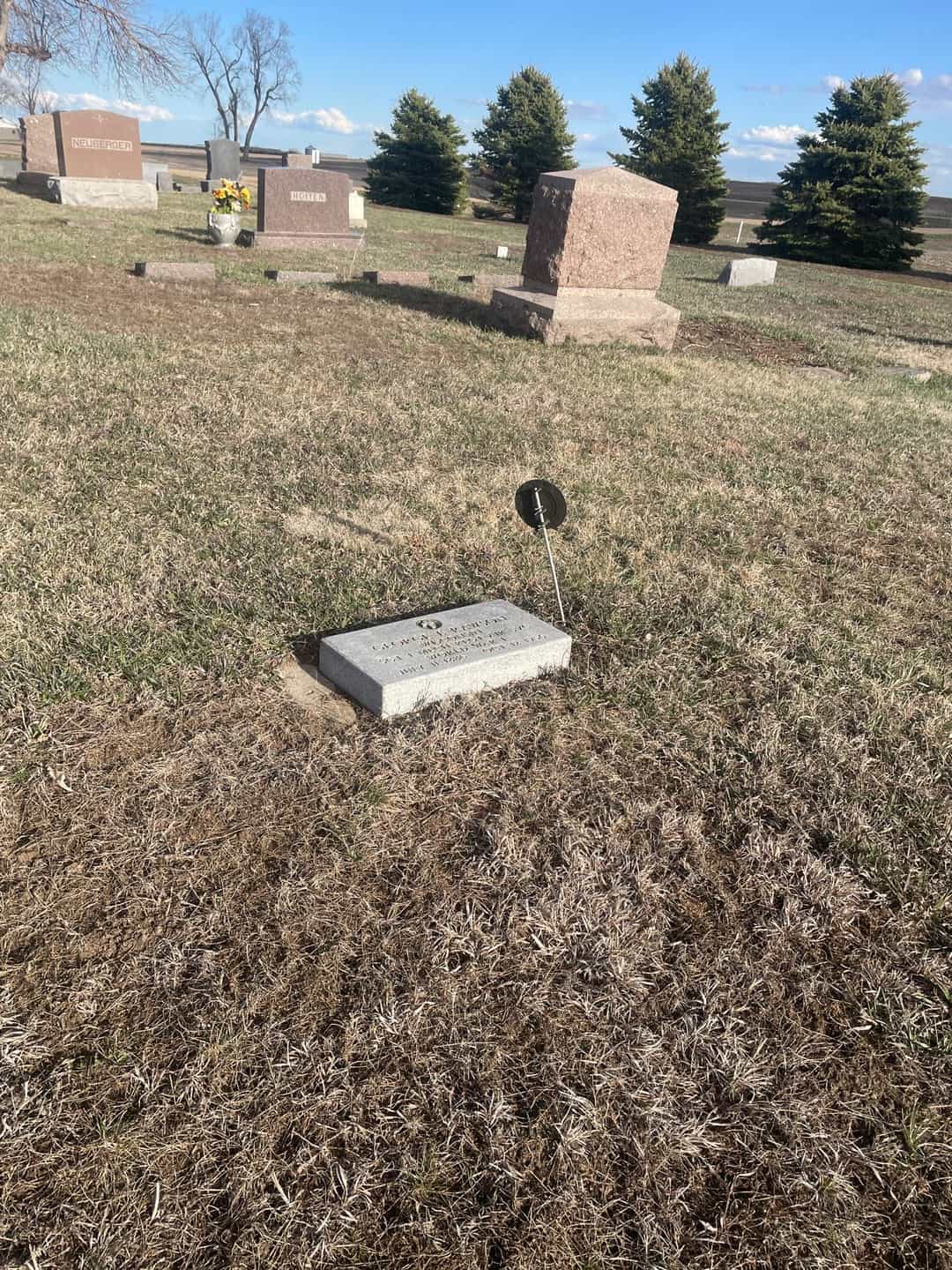 George Earl Rawson's grave. Photo 2