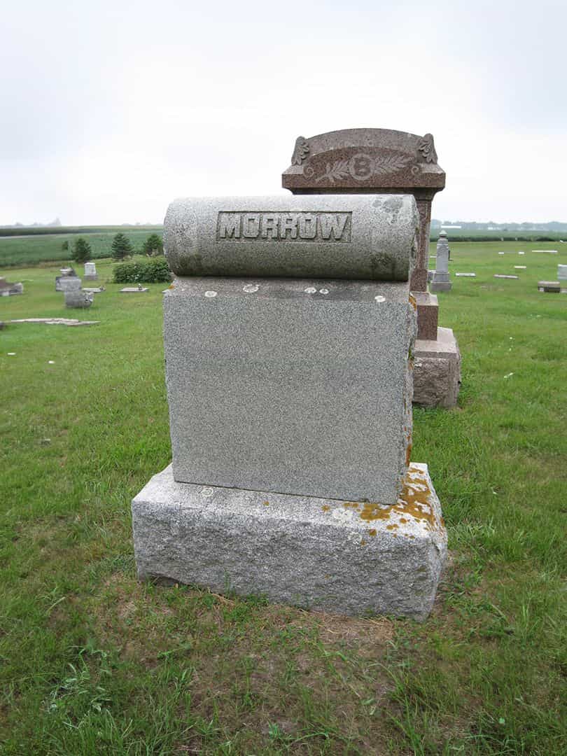 Mary Jane Walsh Morrow's grave. Photo 1