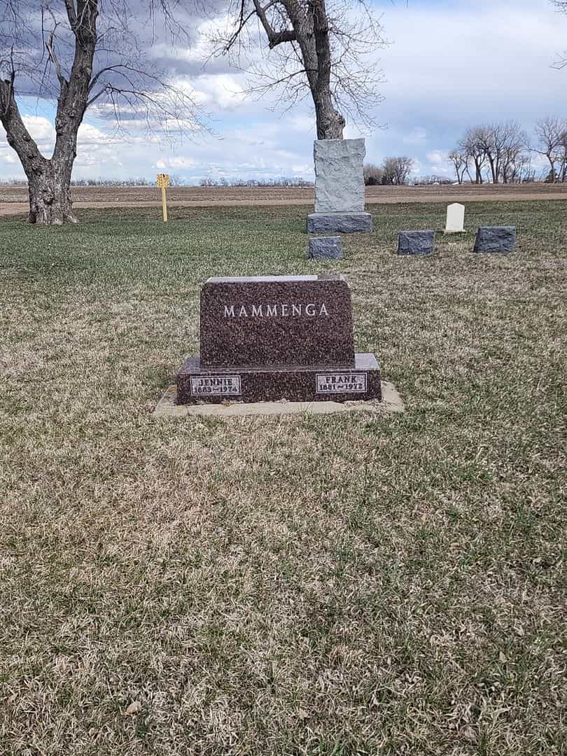 Frank Mammenga's grave. Photo 2