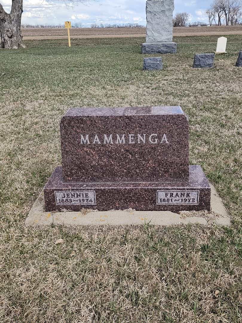 Frank Mammenga's grave. Photo 1