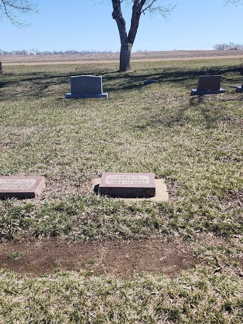 Chris O. Rademacher's grave. Photo 2