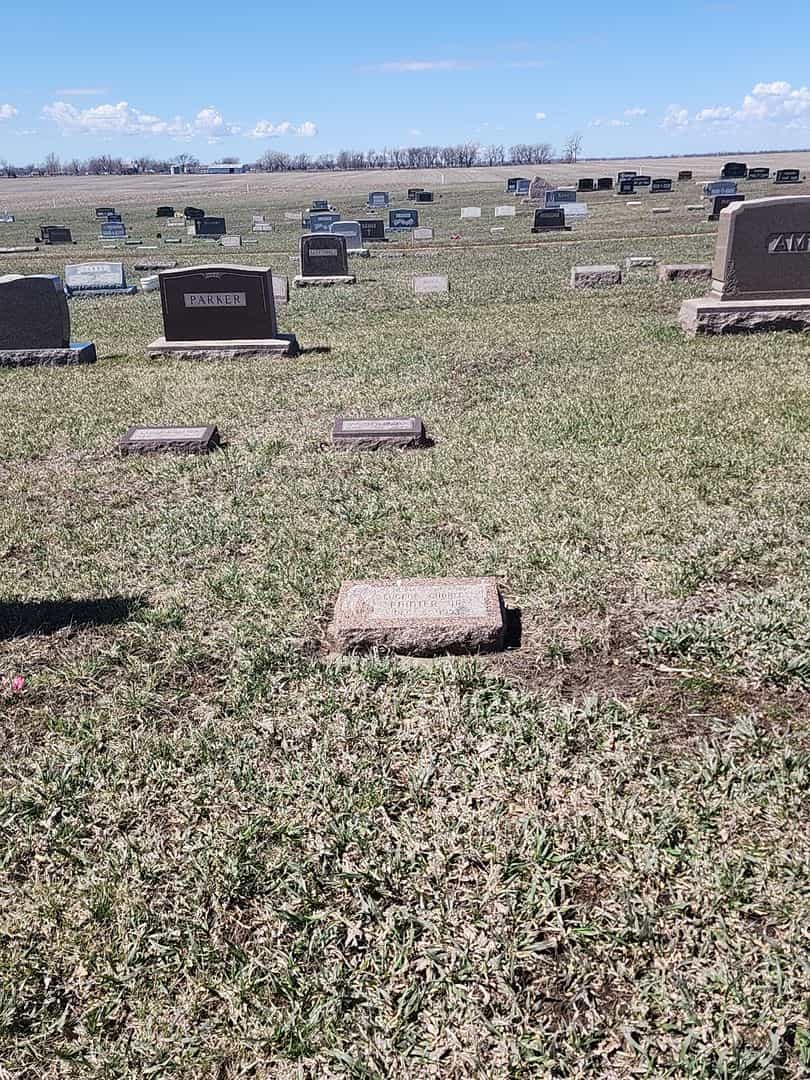 Eugene Charles Painter Junior's grave. Photo 2