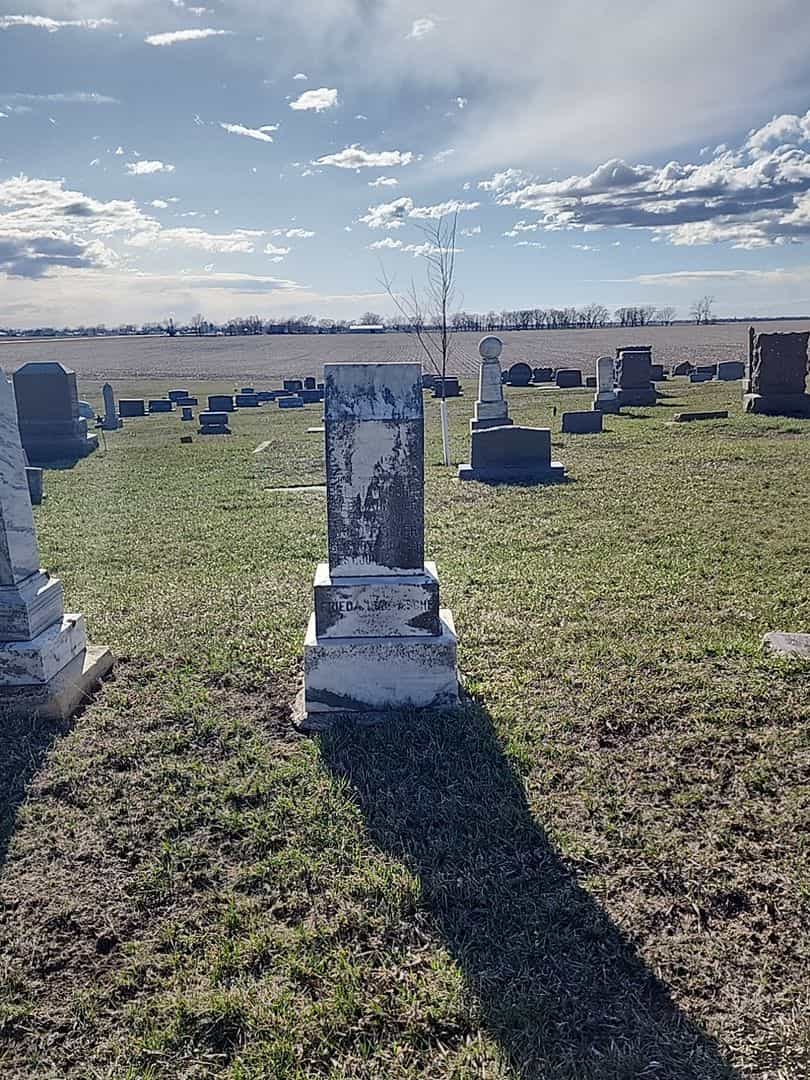 Helena Lenhart Zieman "Lena" Fischer's grave. Photo 2