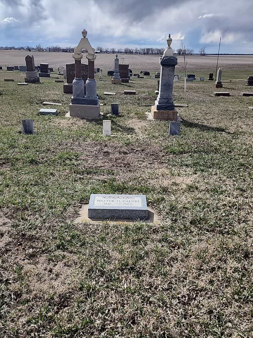Walter H. Galvin's grave. Photo 2