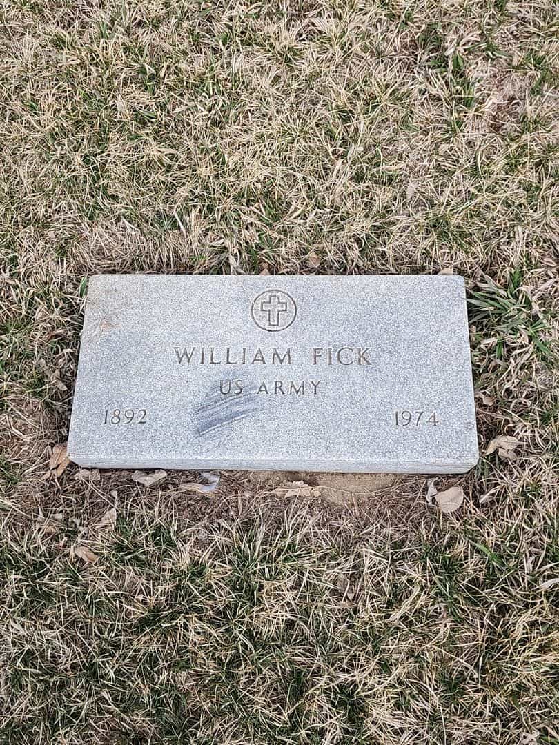 William Fick's grave. Photo 3