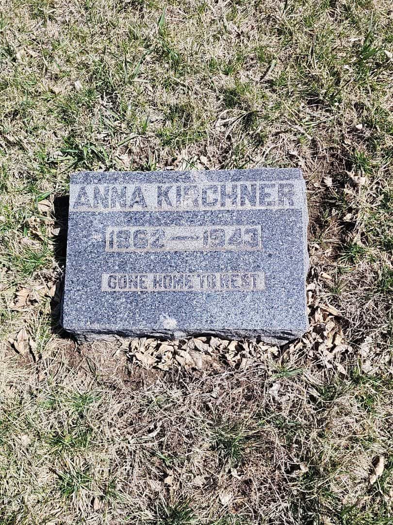 Anna Kirchner's grave. Photo 3