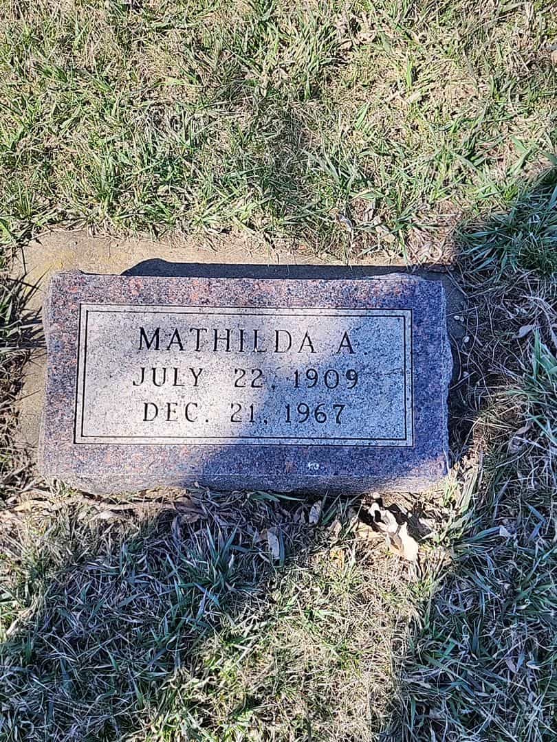 Mathilda A. Eichhorn's grave. Photo 3