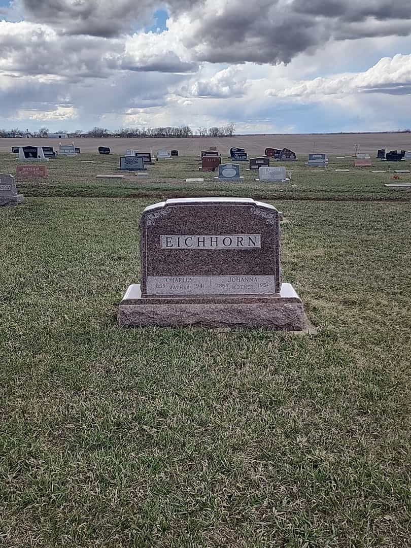 Charles Eichhorn's grave. Photo 2