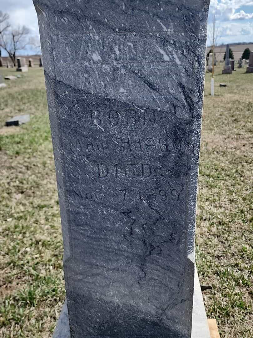 David Dawson's grave. Photo 3