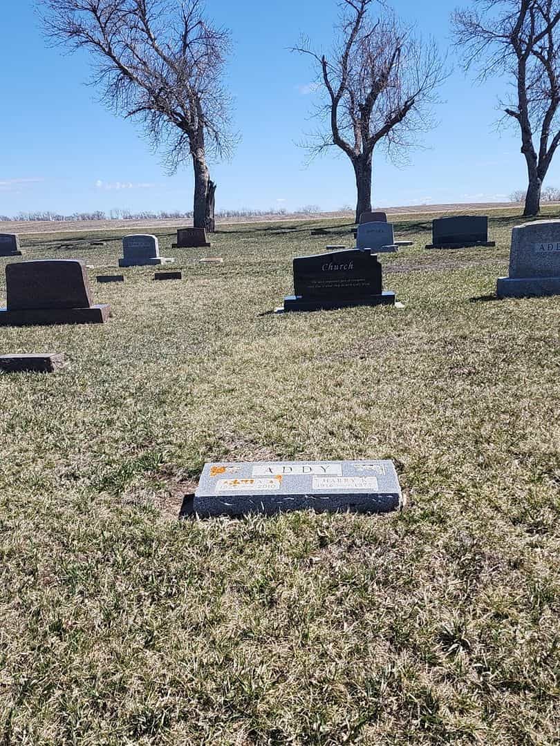 Harry K. Addy's grave. Photo 2