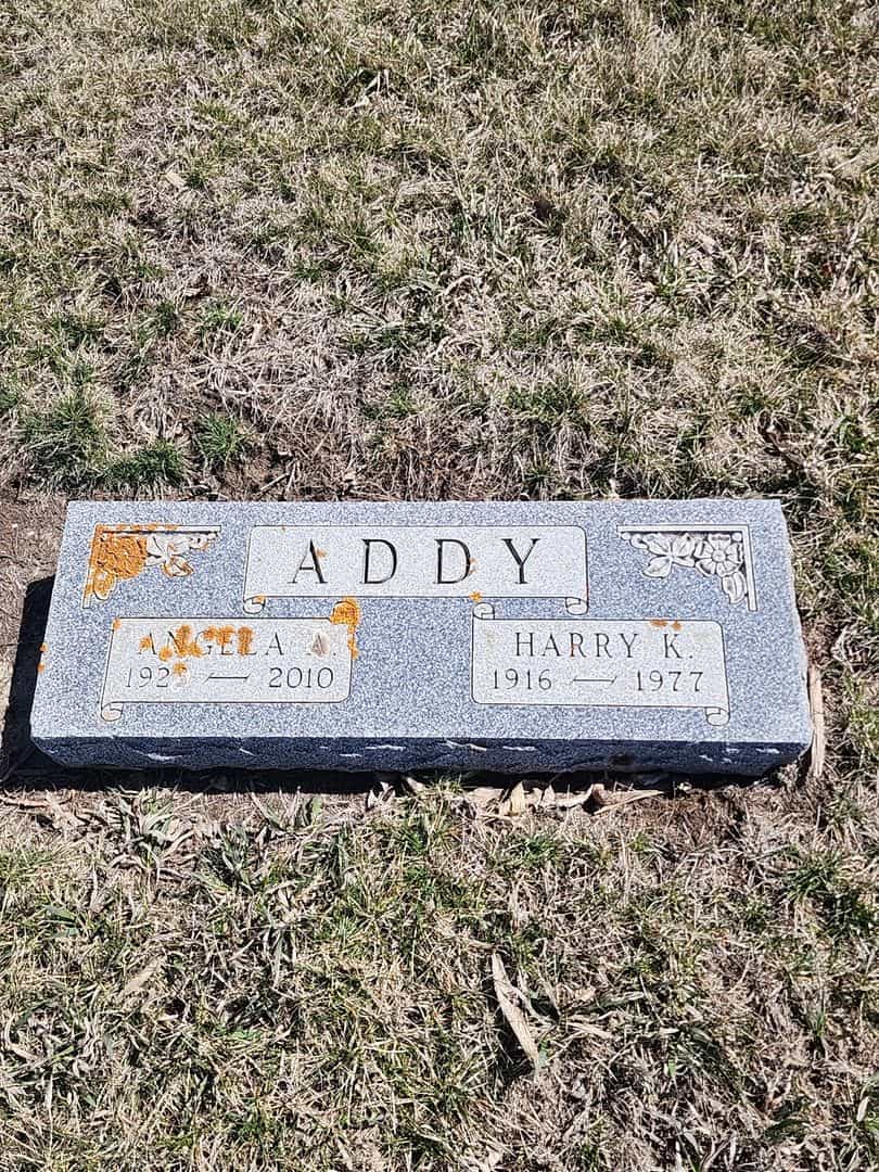 Harry K. Addy's grave. Photo 1