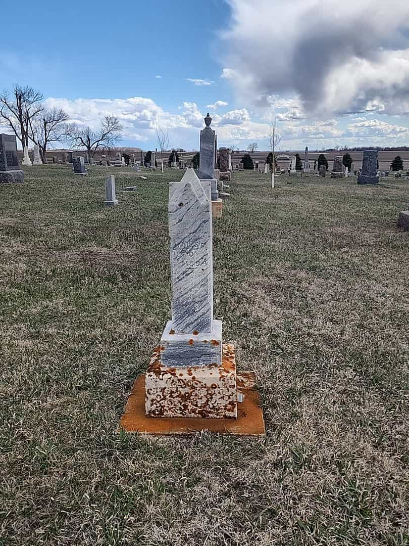 James F. Darby's grave. Photo 2