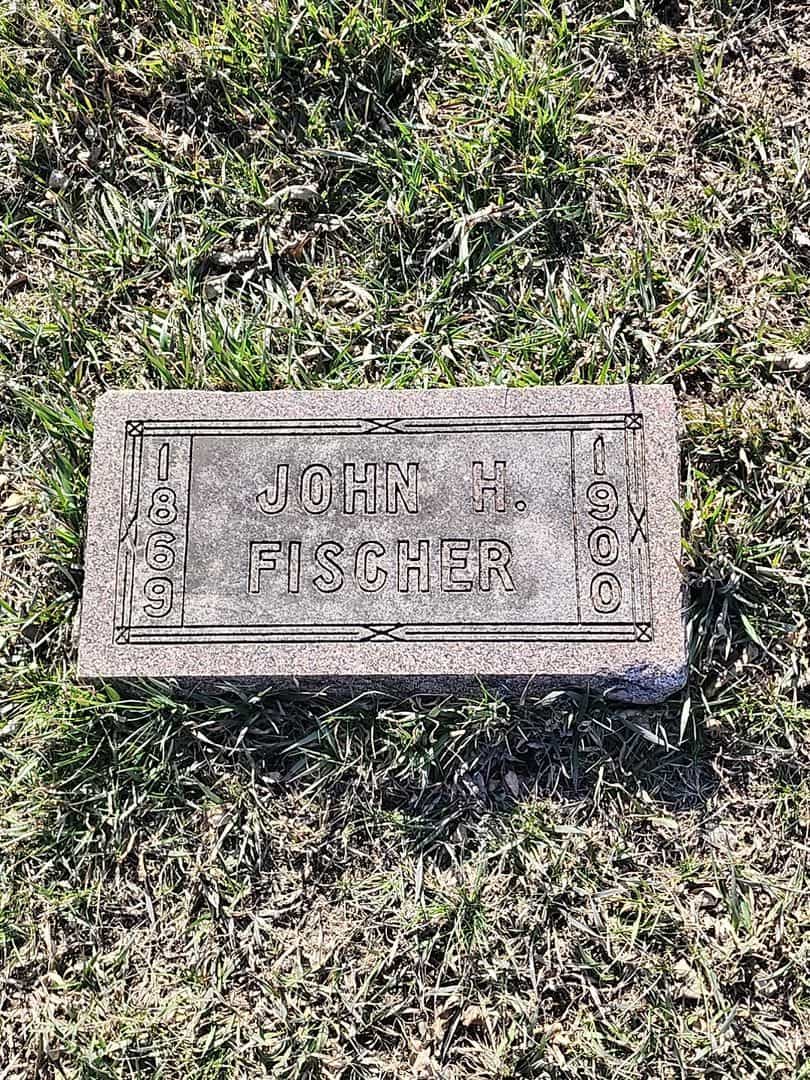 John H. Fischer's grave. Photo 3