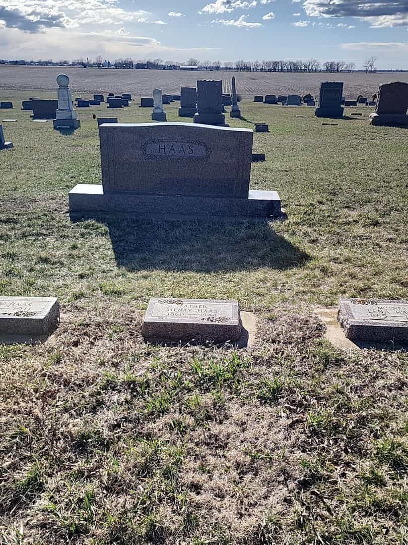 Henry Haas's grave. Photo 2