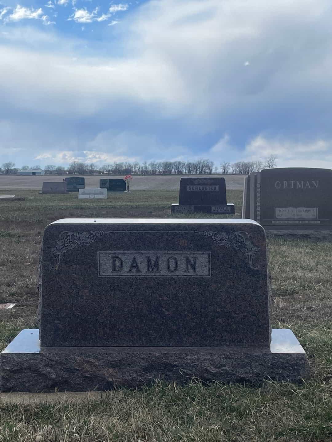 Nellie L. Damon's grave. Photo 1