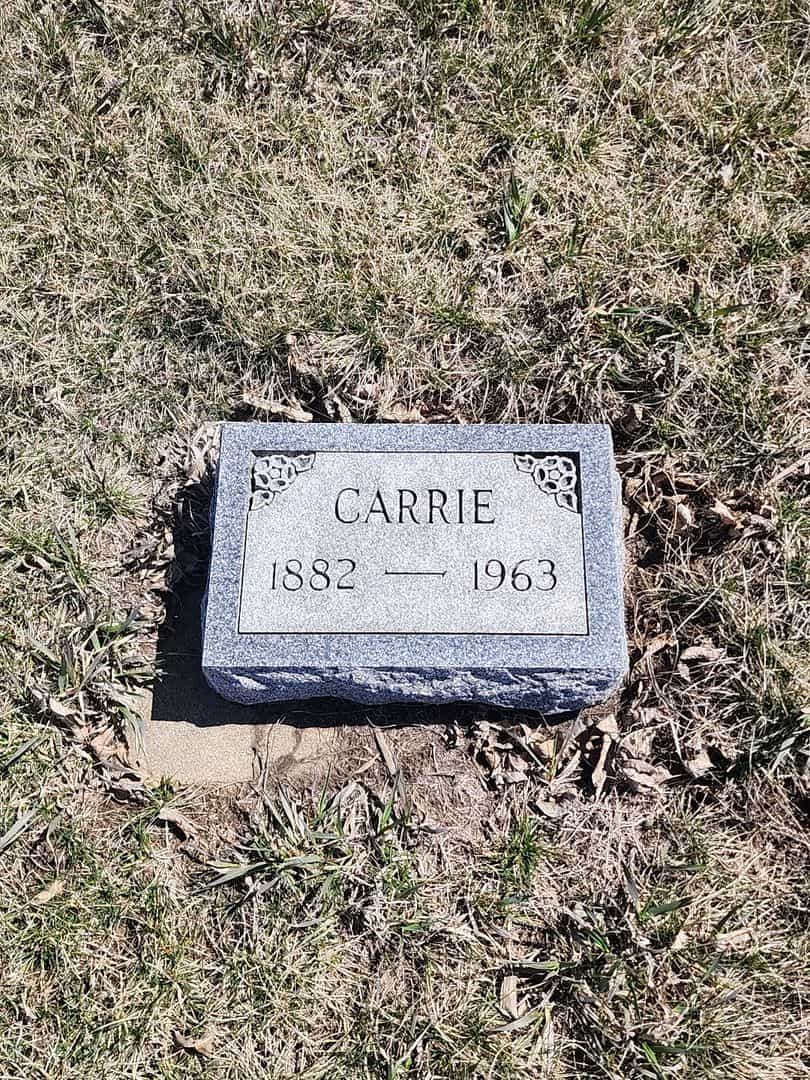 Carrie Scott Lingle Addy's grave. Photo 1