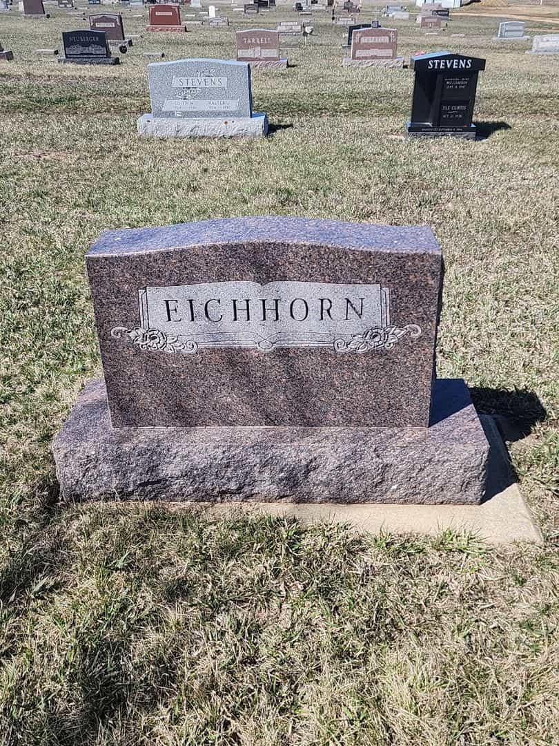 Mathilda A. Eichhorn's grave. Photo 1