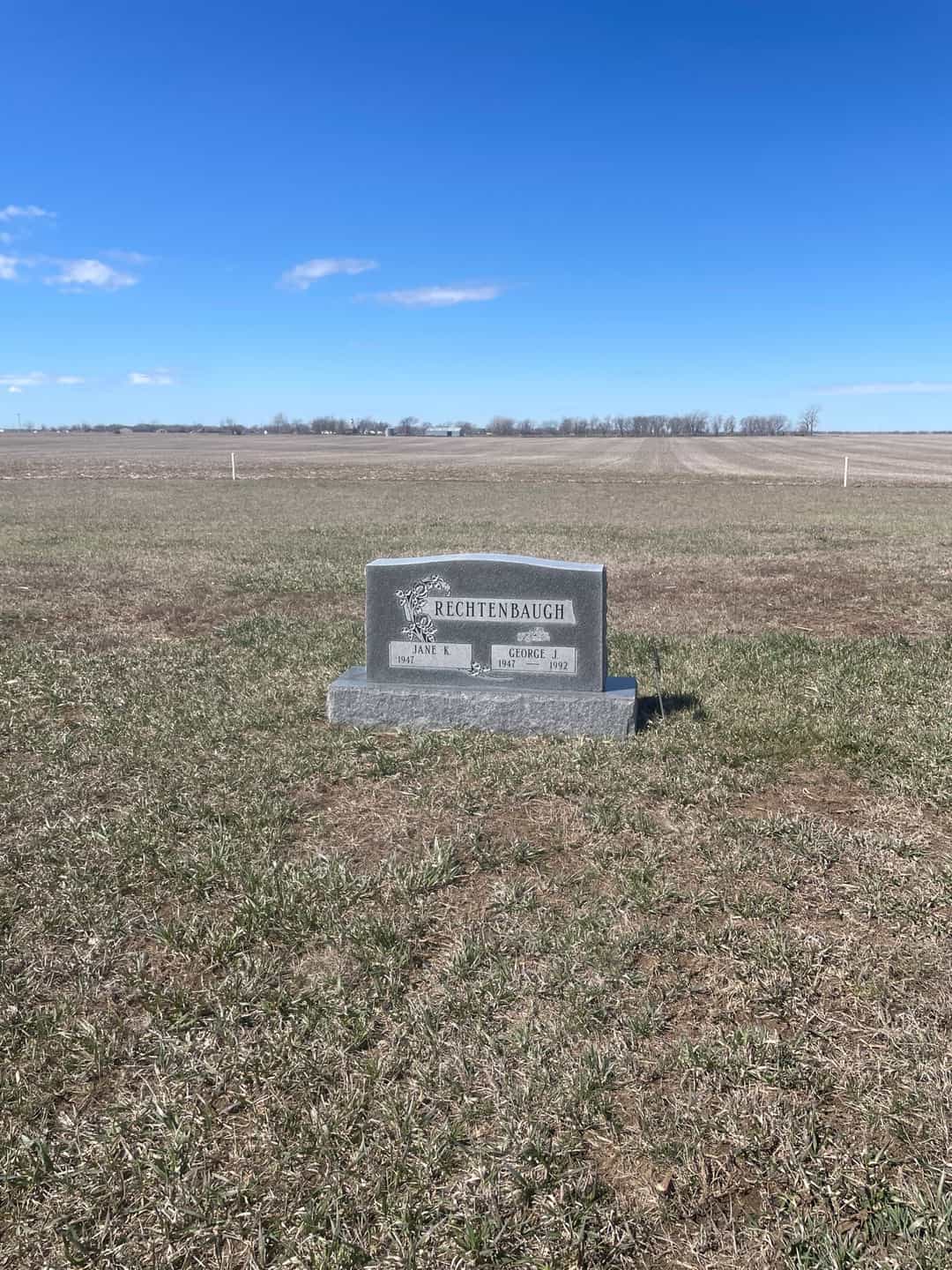 George J. Rechtenbaugh's grave. Photo 2