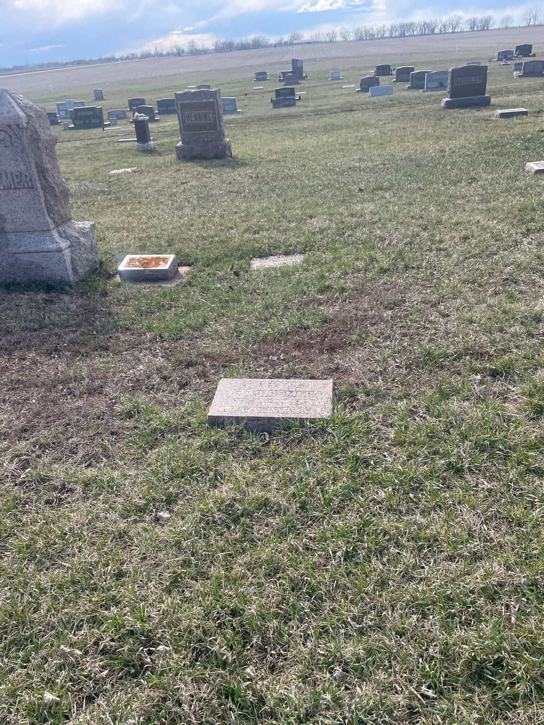 Tibettje Schloemer's grave. Photo 2