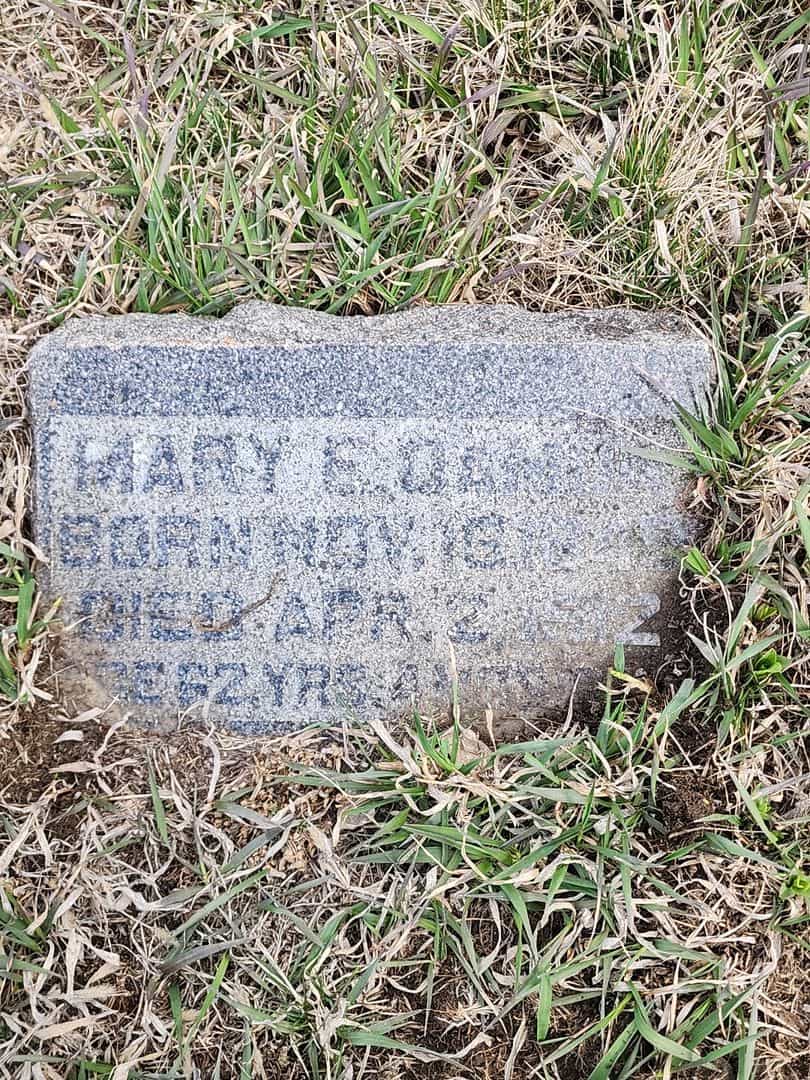Mary E. Damon's grave. Photo 3