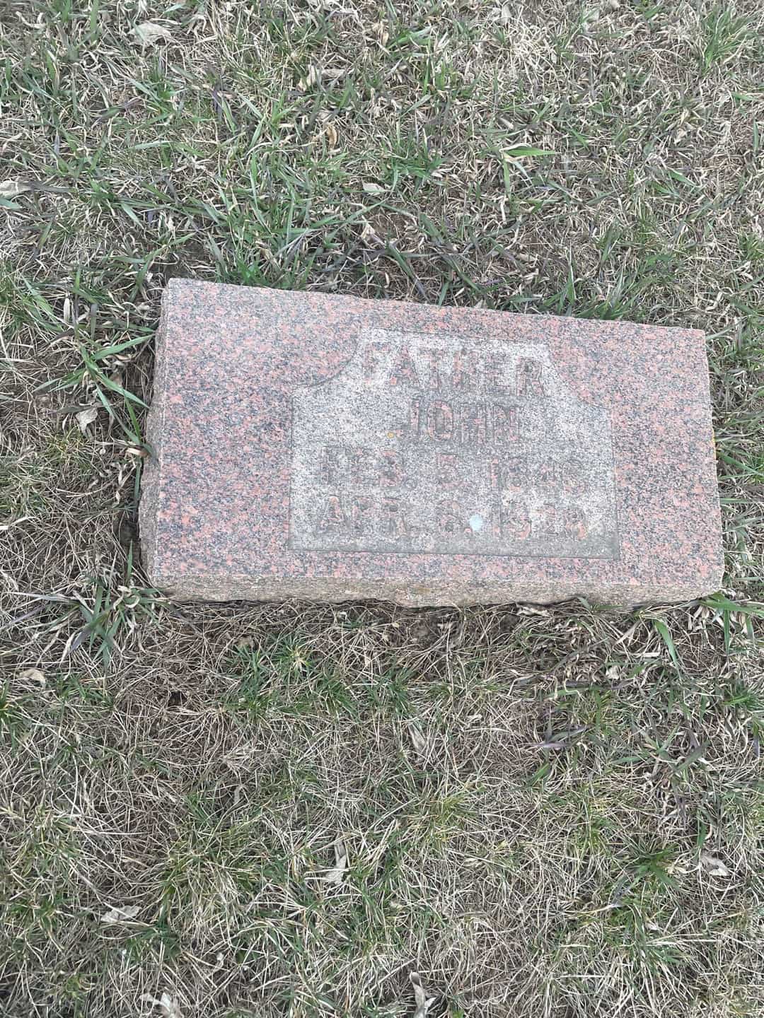 John Neuberger's grave. Photo 3